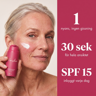 Bland utover fra midten av ansiktet